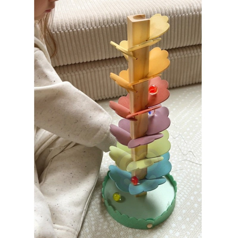 Musical Rainbow Wooden Ball Track