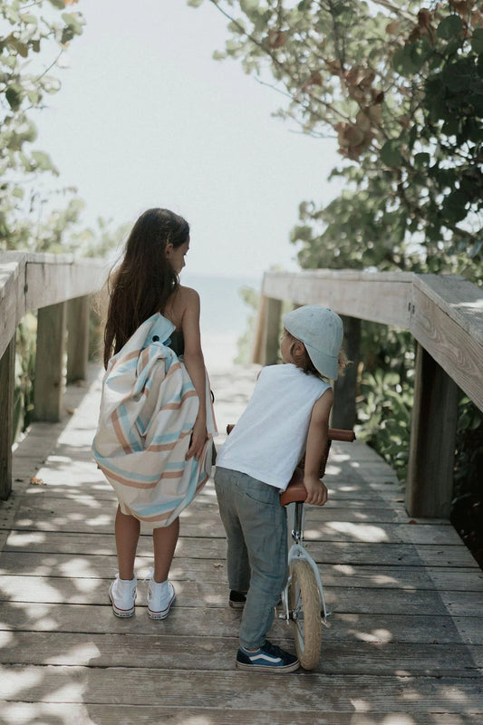 Outdoor Stripes Opbergzak & Speelmat | Play&Go