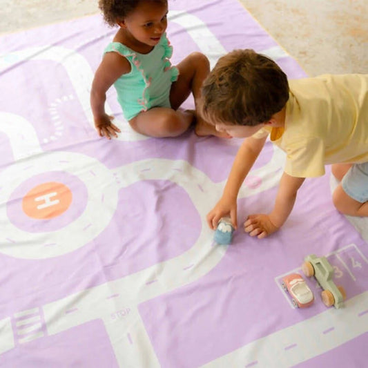 PlayTowel XL 180x180cm | Road Lavender | Quut