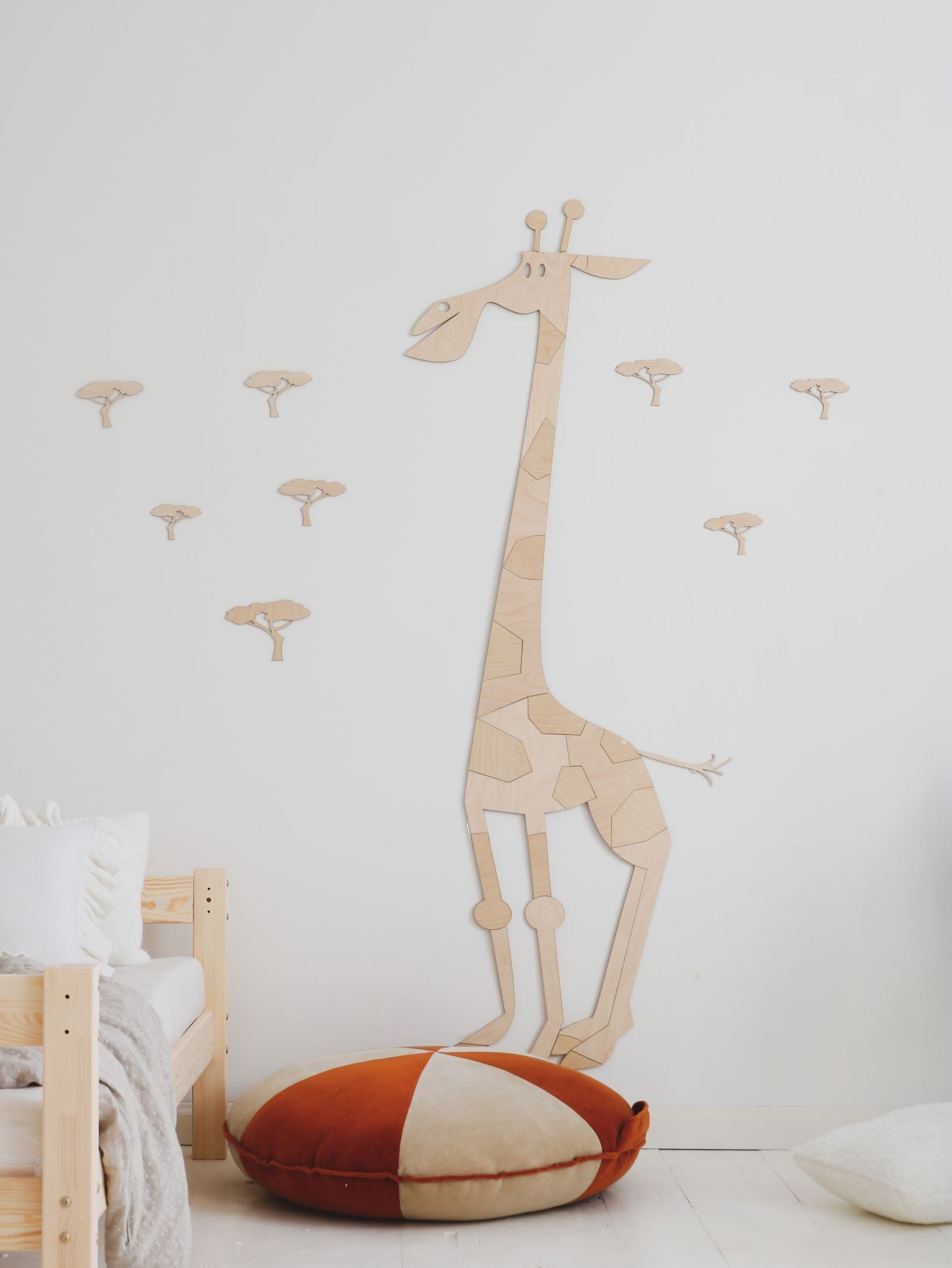 Safari Giraffe – Wooden Wall Decoration