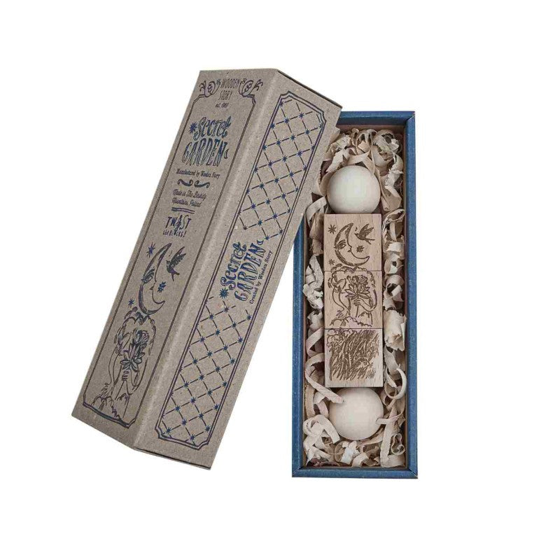 Secret Garden Wooden Spinning Puzzle - Natural