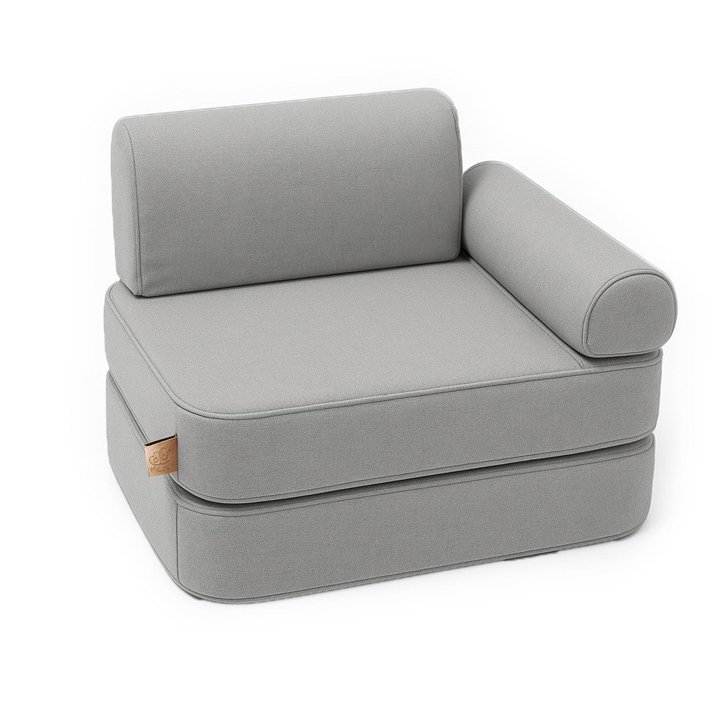 Small Indoor/Outdoor Outzy Pocket Sofa For Children - Fog Gray