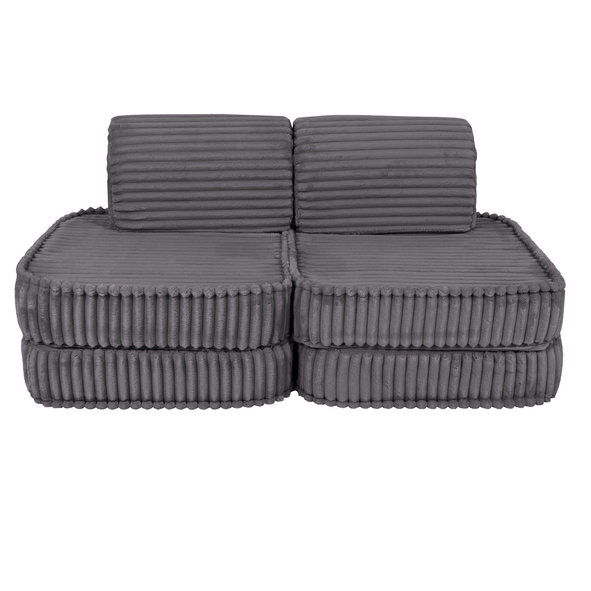 Small Modular Sofa for Kids - Churros Jurassic Grey