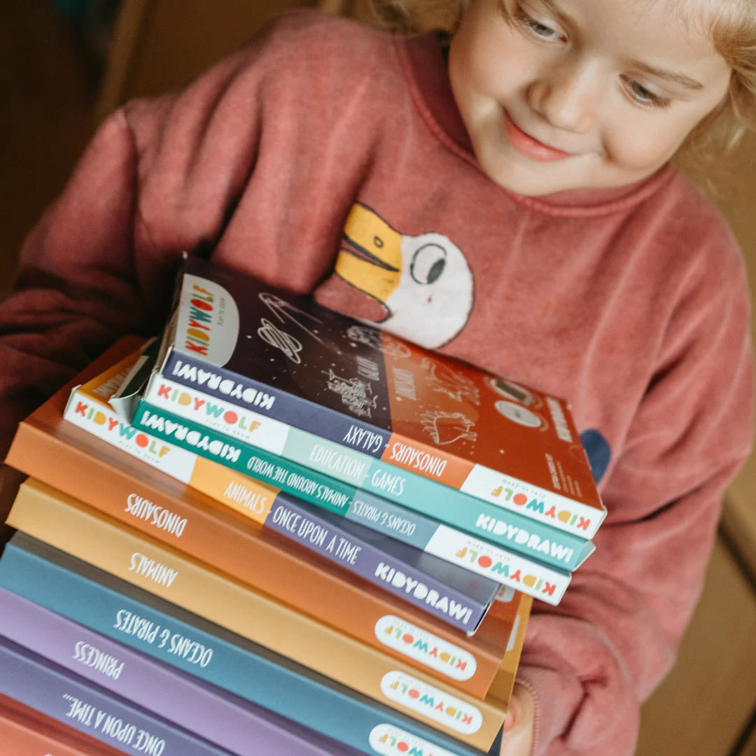 Refill KIDYDRAW-MINI | Extra kaarten met het thema “Galaxy en Dinosaurussen”