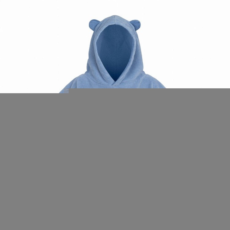 Surfbear Kids Bath Poncho - Blue