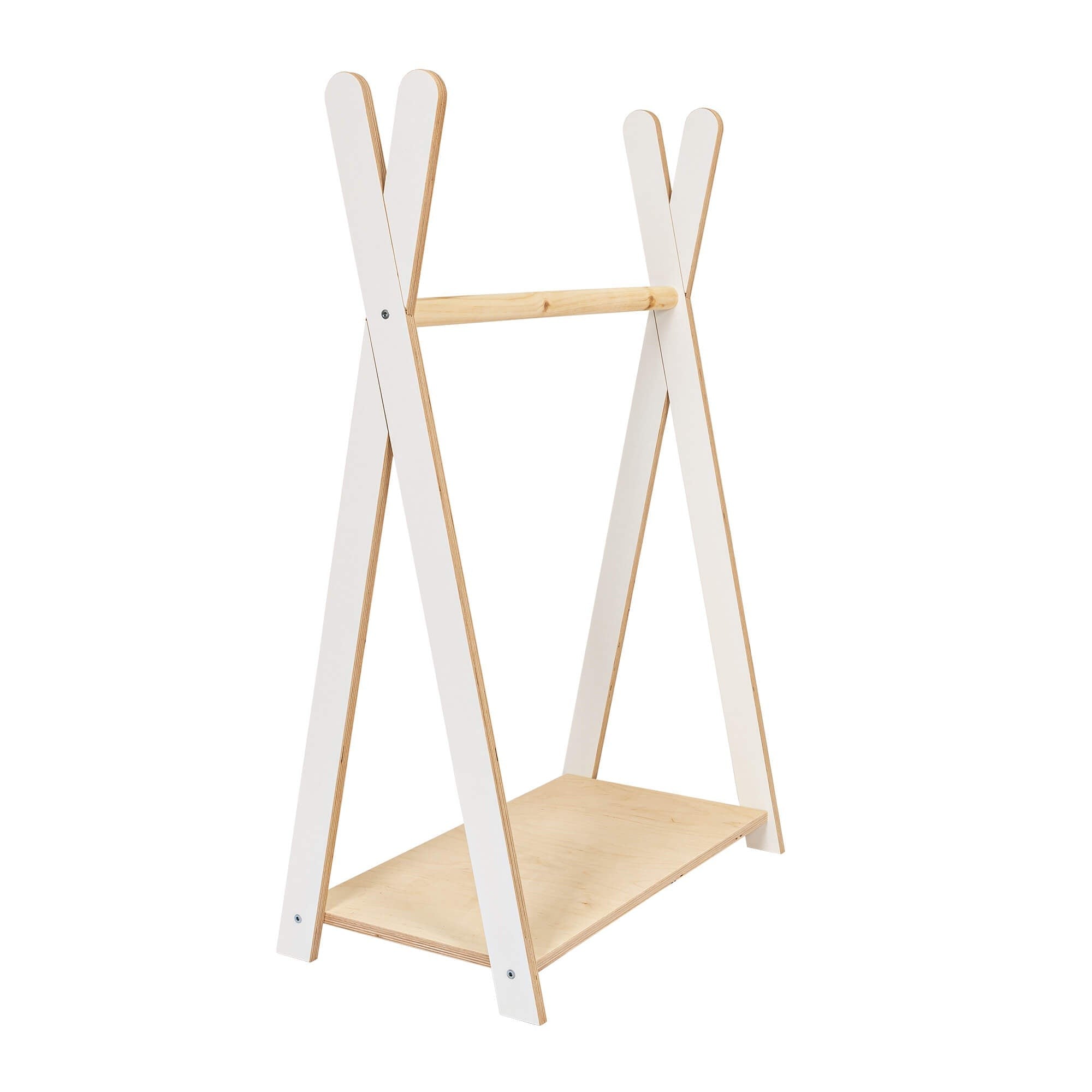 Tipi Clothing Rack For Children - Small White