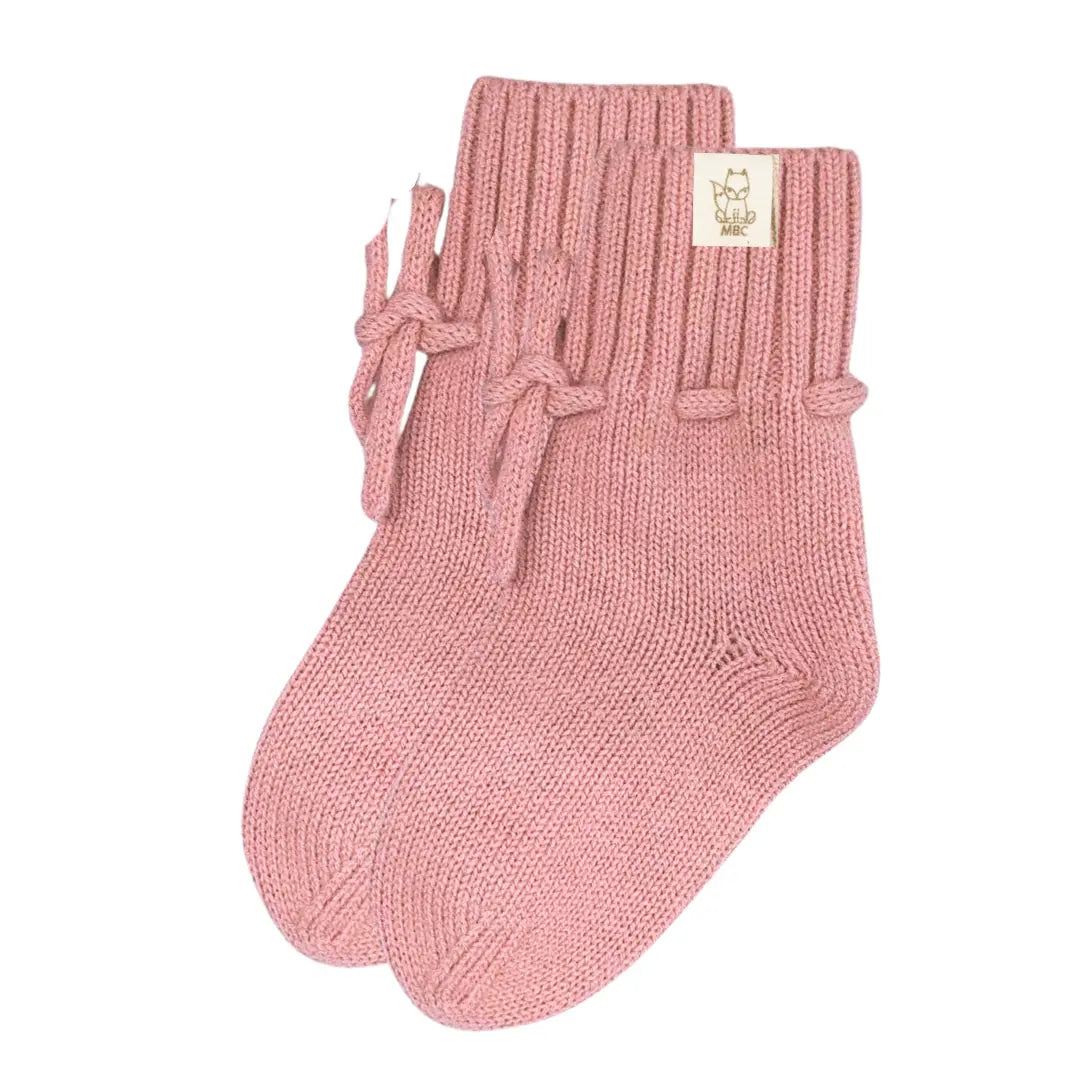 Moalie slofjes Dusty Pink, 12–24 maanden