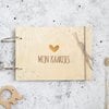 Houten bewaarbundel | Mijn kaartjes | Hartje | A5