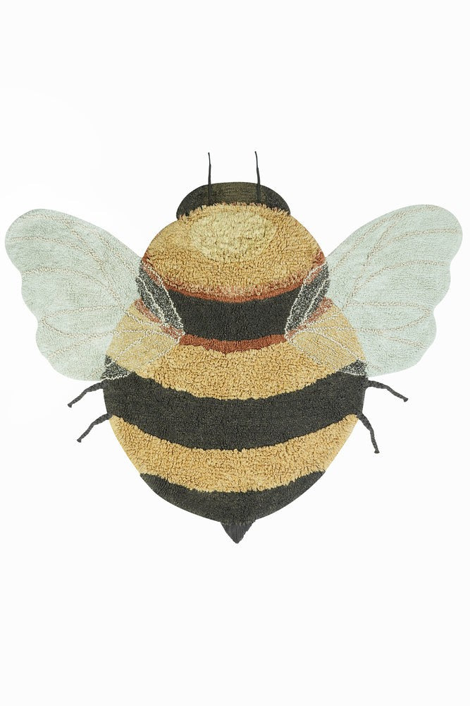 Washable Rug Bee, 115 x 150 cm
