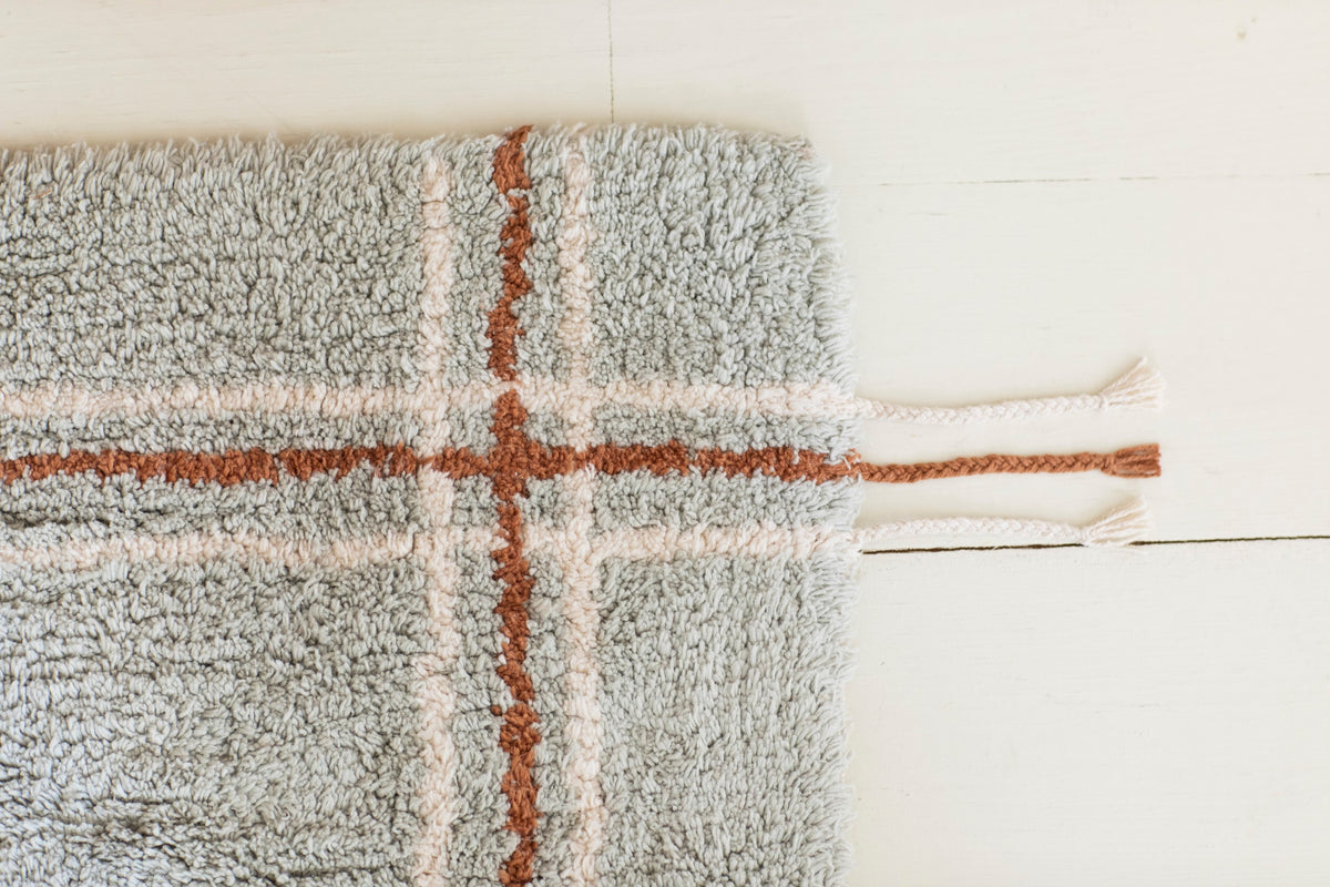 Washable Rug Cuisine Blue Sage, 90x130 cm