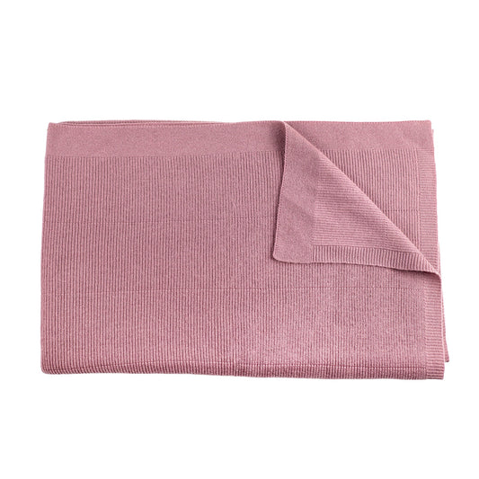 Wollen Babydeken | Kinderdeken Gebreid |  100% Merinowol | Haze