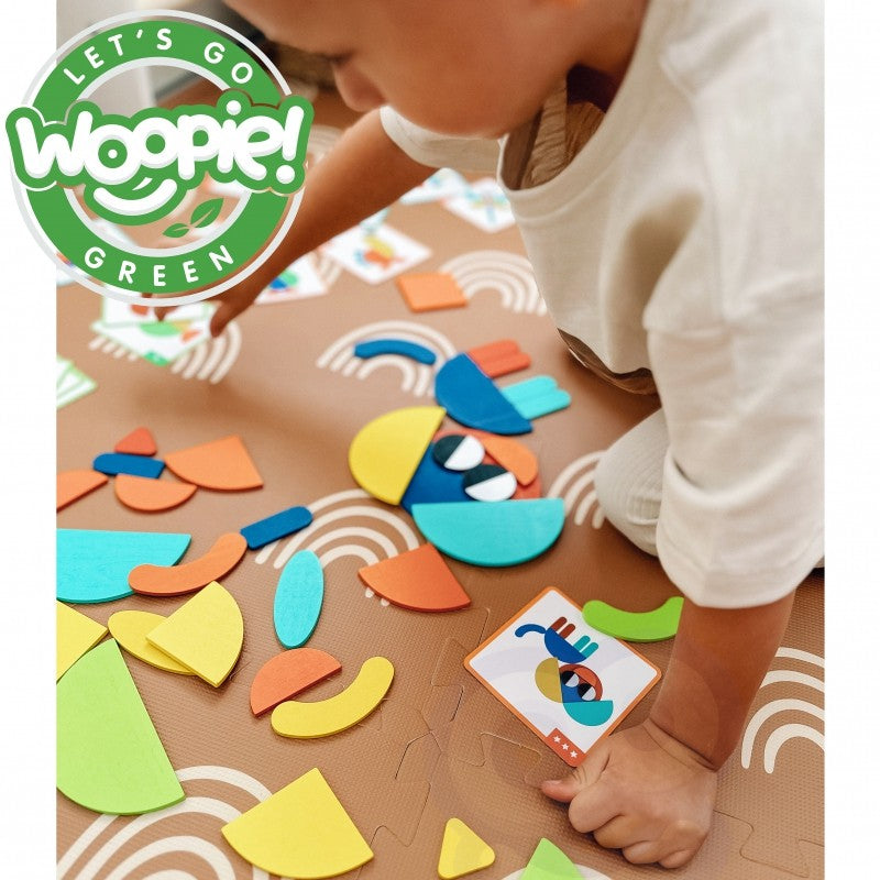 Wooden Montessori shape Puzzle