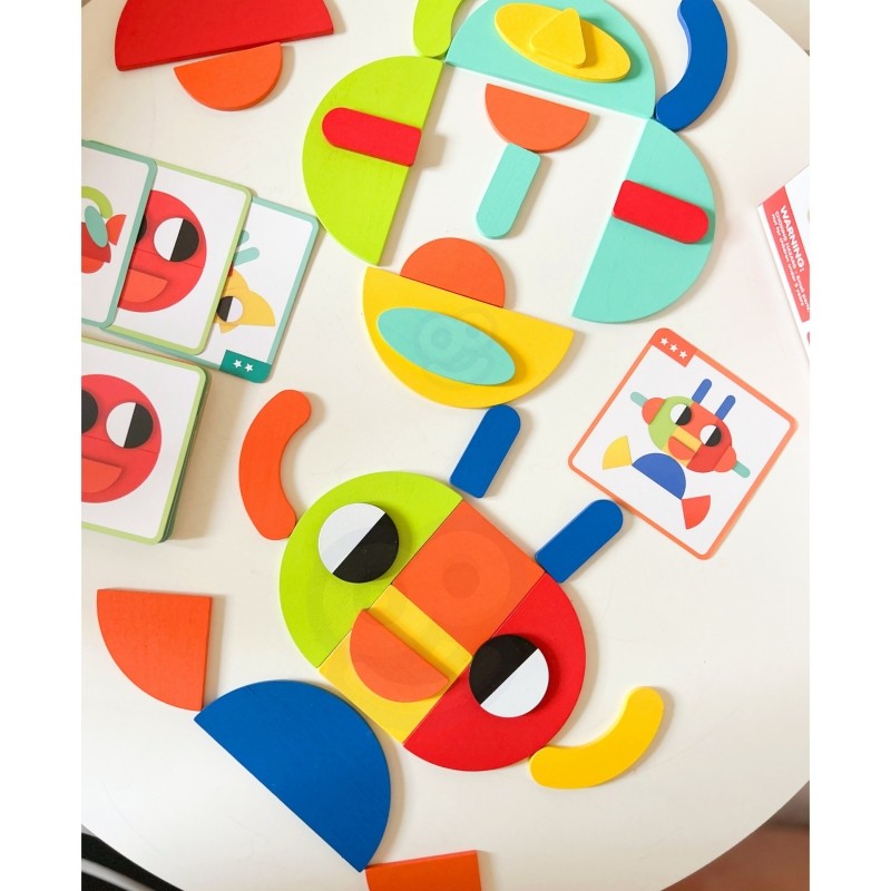 Wooden Montessori shape Puzzle