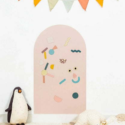 Ferflex | Magnetische muursticker boog | Pink Beige | Levering vanaf 30 oktober