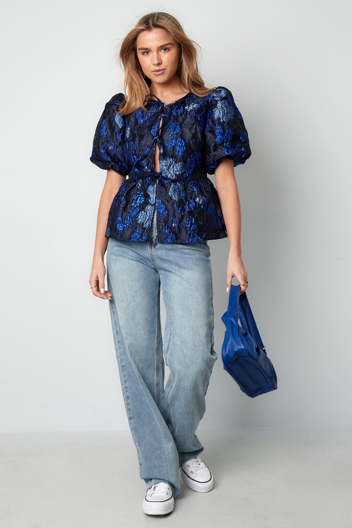 Cotton Woven Vrouwen Rechte Broek Casual Solid Color