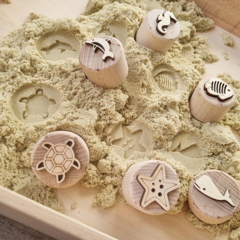 KIDDI | Houten Stempels | Oceaan