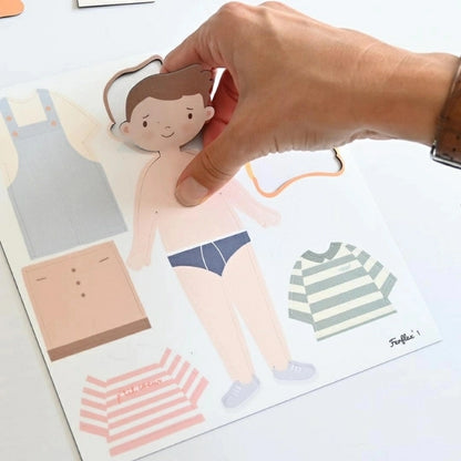 Ferflex | Magnetische figuurtjes | aankleden jongens