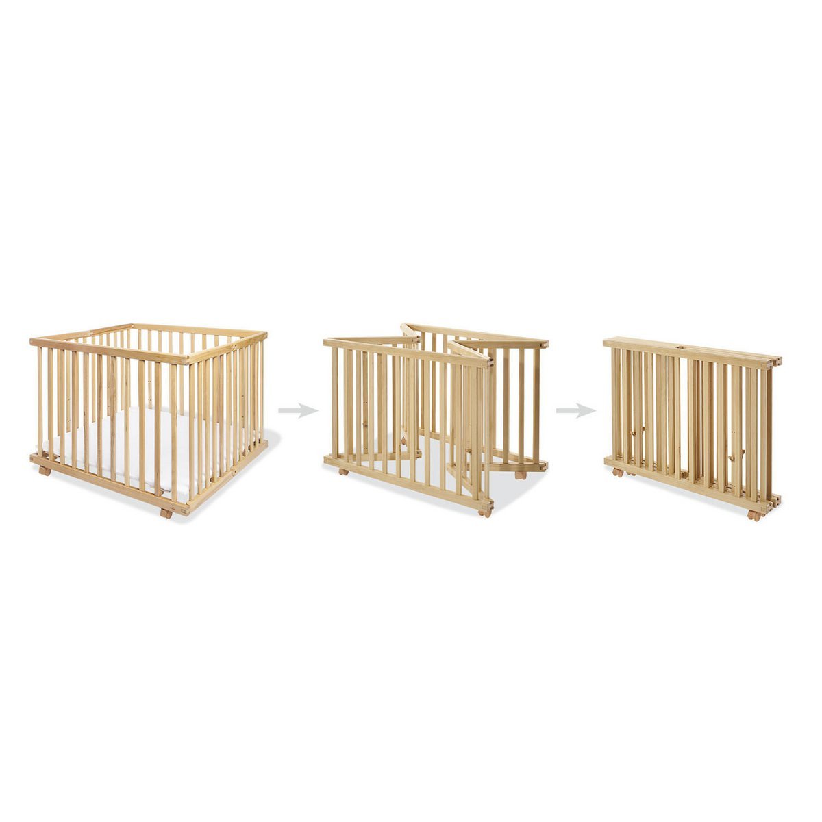 Pinolino Box Lexus | Opvouwbare houten box 97x97 cm