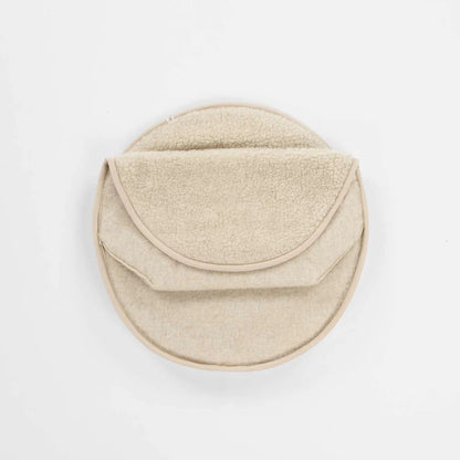 Voetenzak voor autostoel of maxi cosie beige | 100% Merinowol | Kico Label