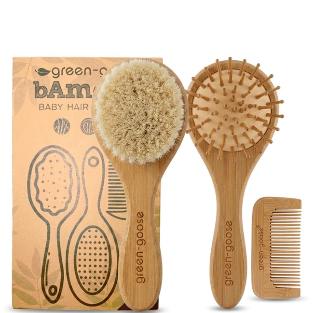 Green-Goose | Baby Bamboe Haarverzorgingspakket