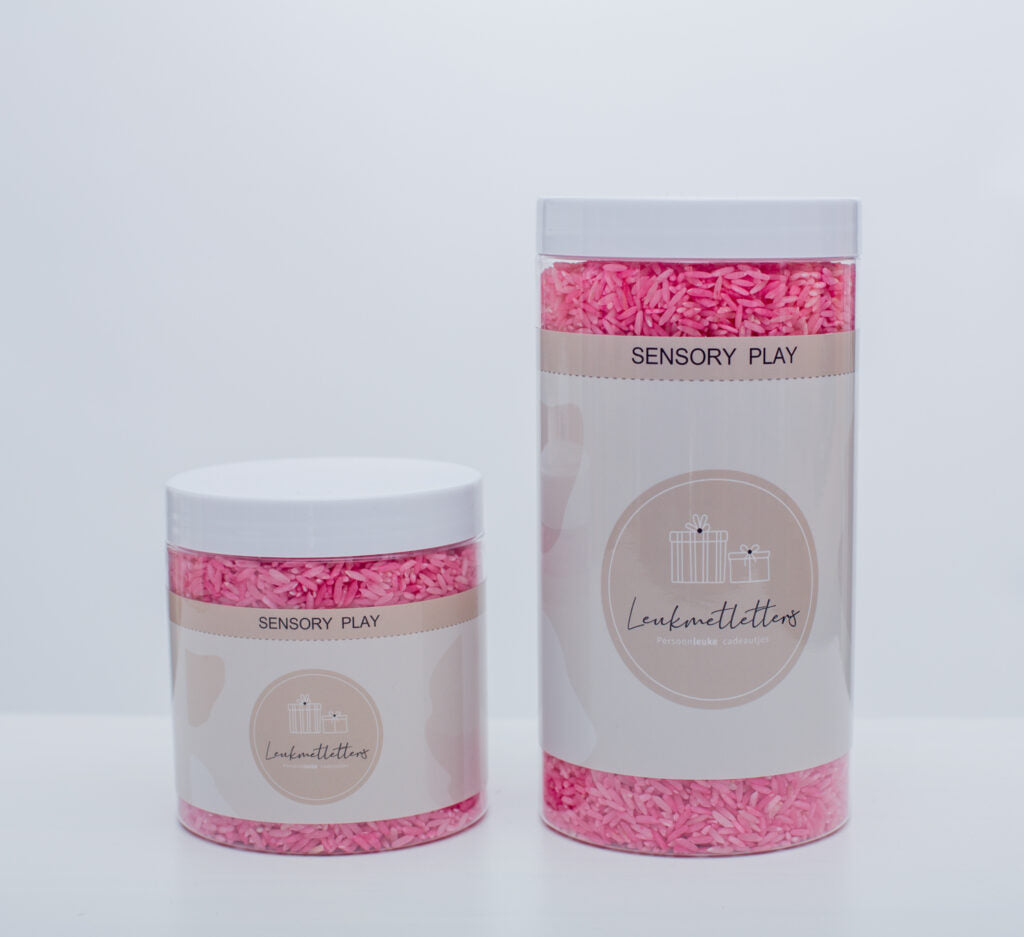 Speelrijst | Roze | Leuk met Letters