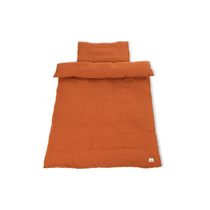 Pinolino Beddengoed | Roestrood katoen, 2-delig, OEKO-TEX®