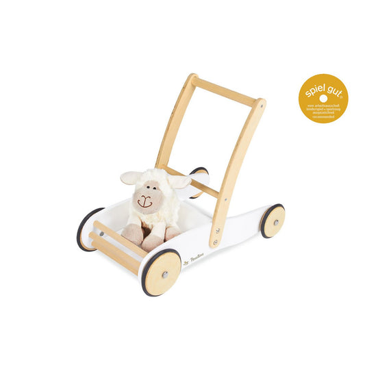Pinolino Loopwagen Uli | Wit, massief hout, vanaf 1 jaar