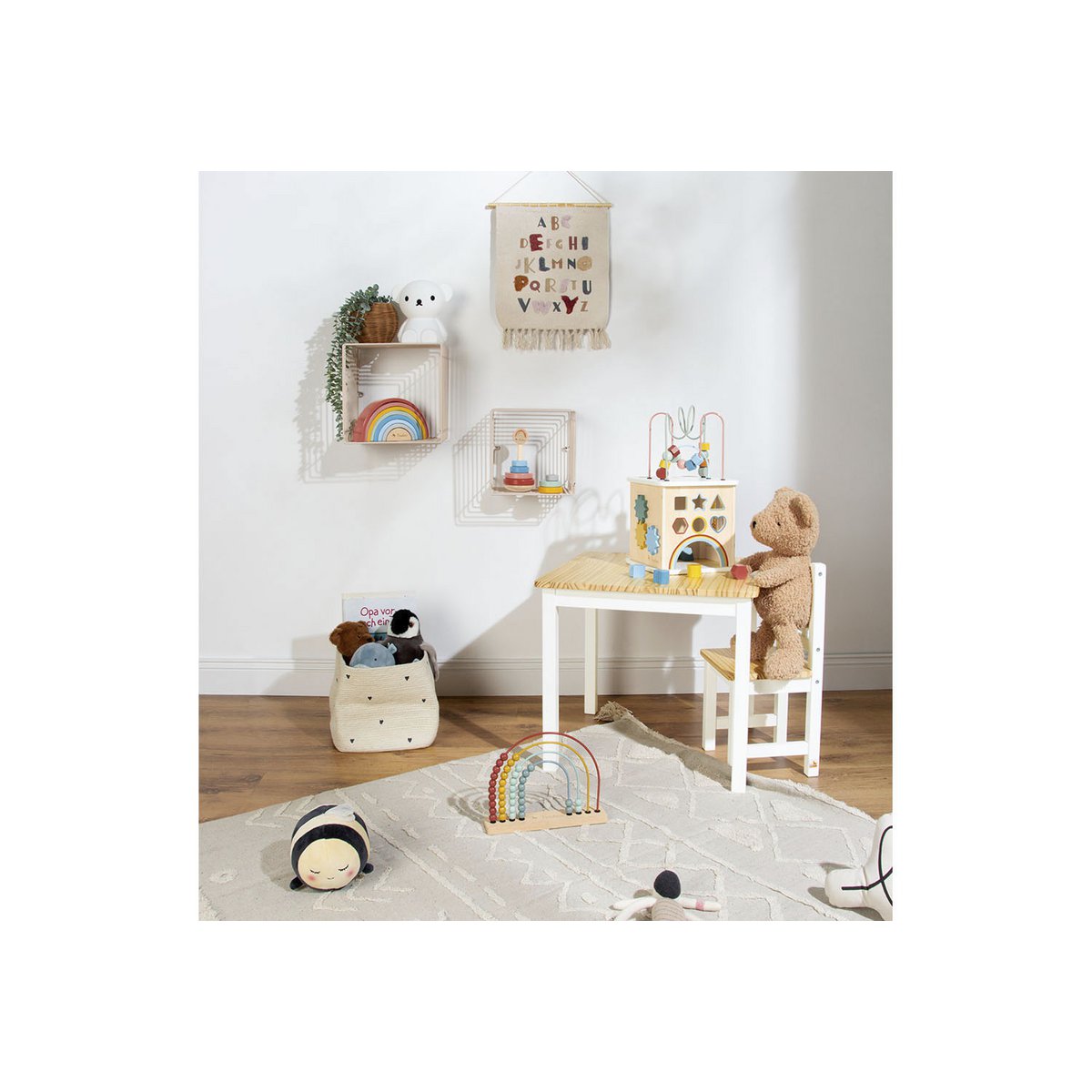 Pinolino Motorkubus Sanna | Houten activiteitenspeelgoed