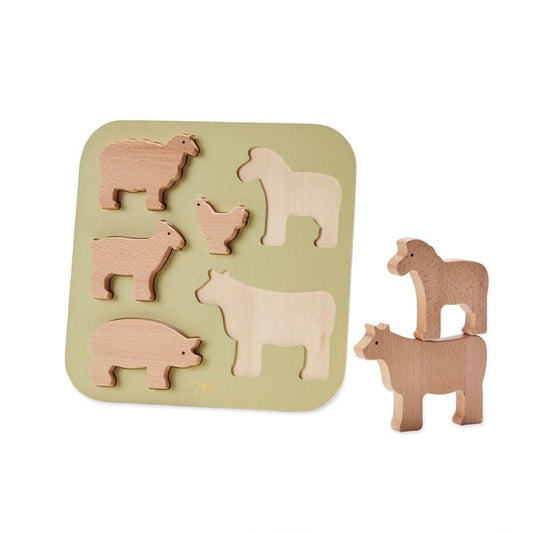 Puzzel van hout | Boerderij | ByASTRUP