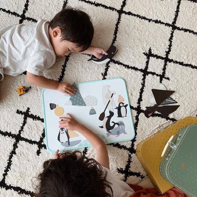 Ma Cabane à Rêves | Magnetisch Whiteboard | Blauw-groen