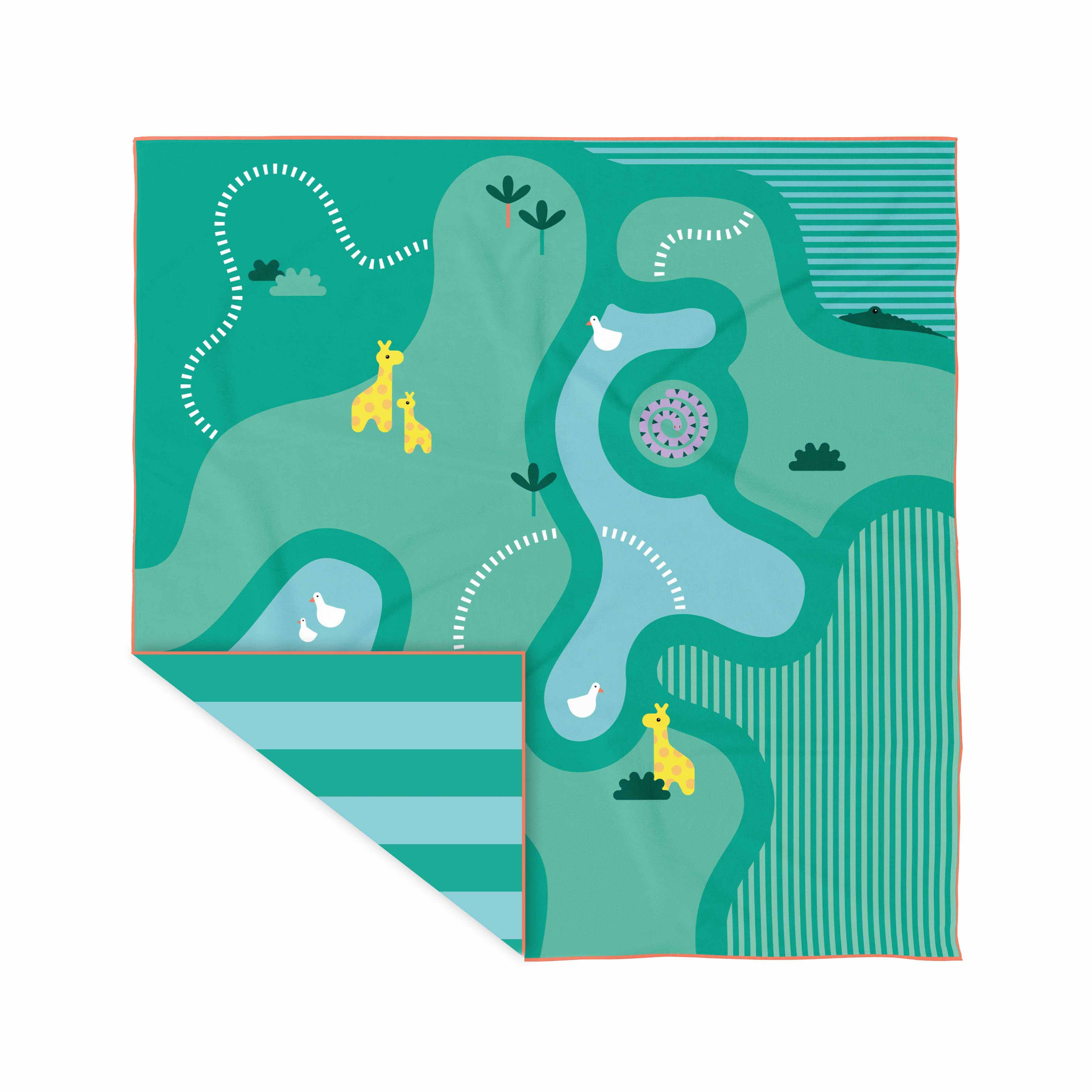 PlayTowel XL 180x180cm | Safari | Quut