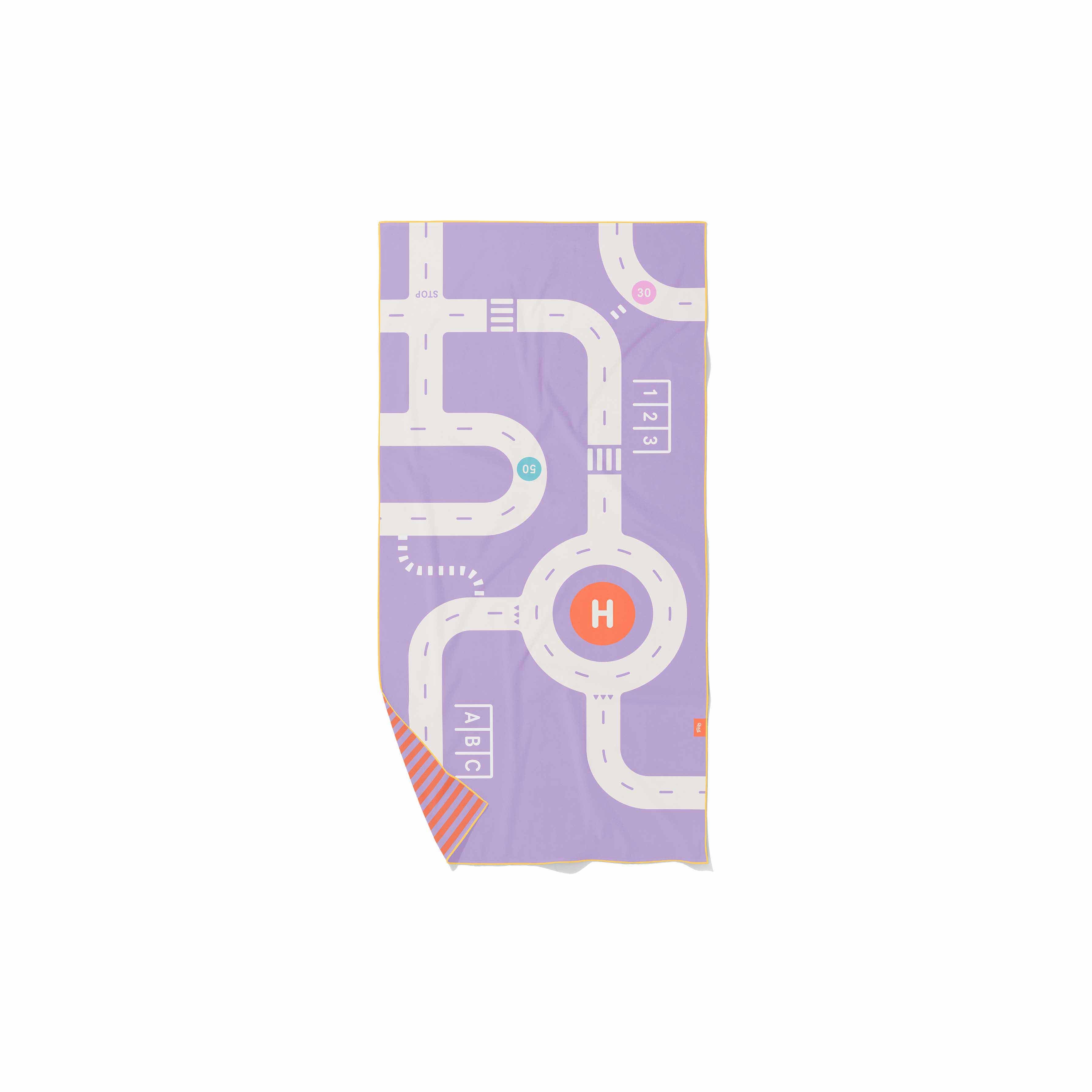 PlayTowel M 140x70cm | Road lavender | Quut