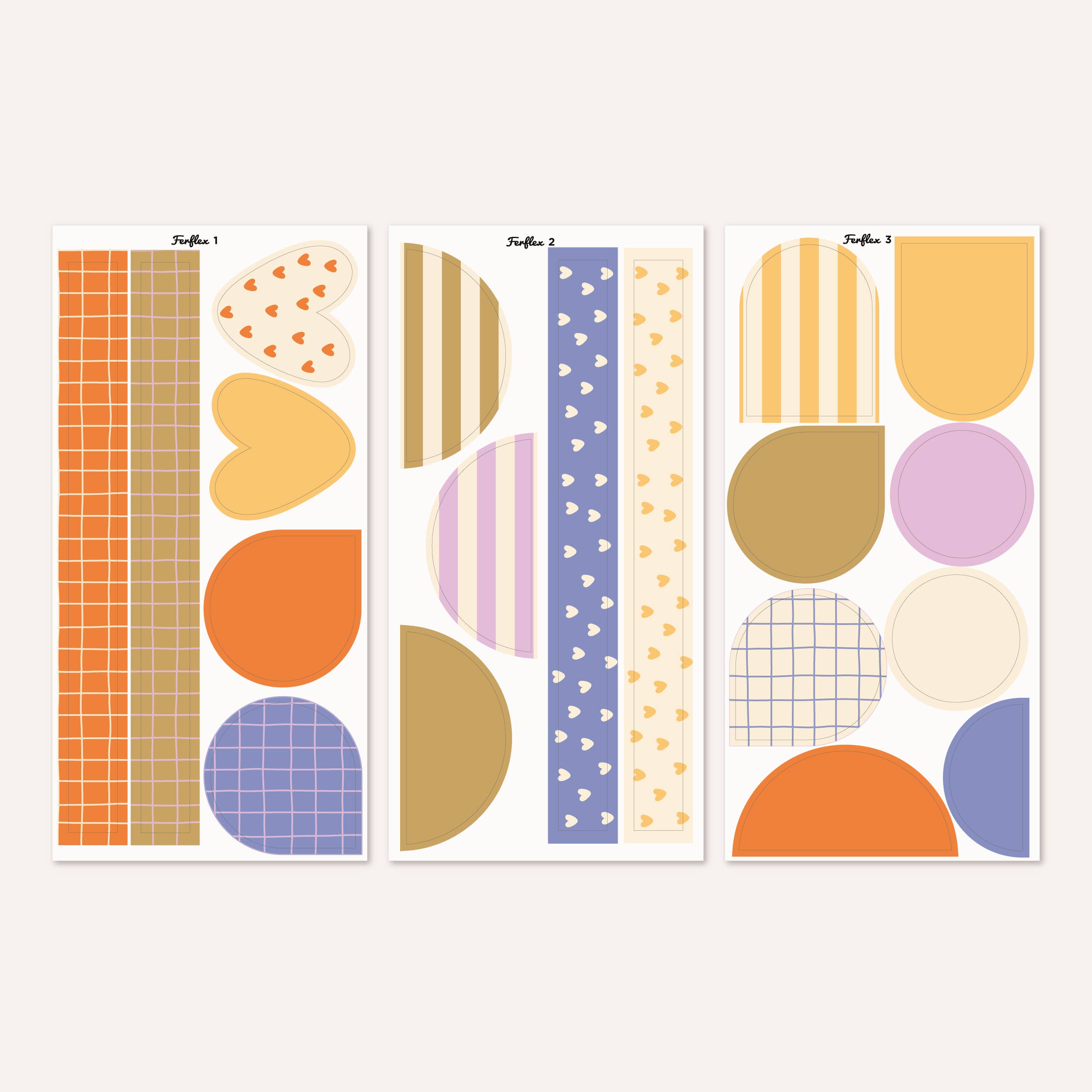 Ferflex® Rond Magnetisch Bord  | Pink Beige