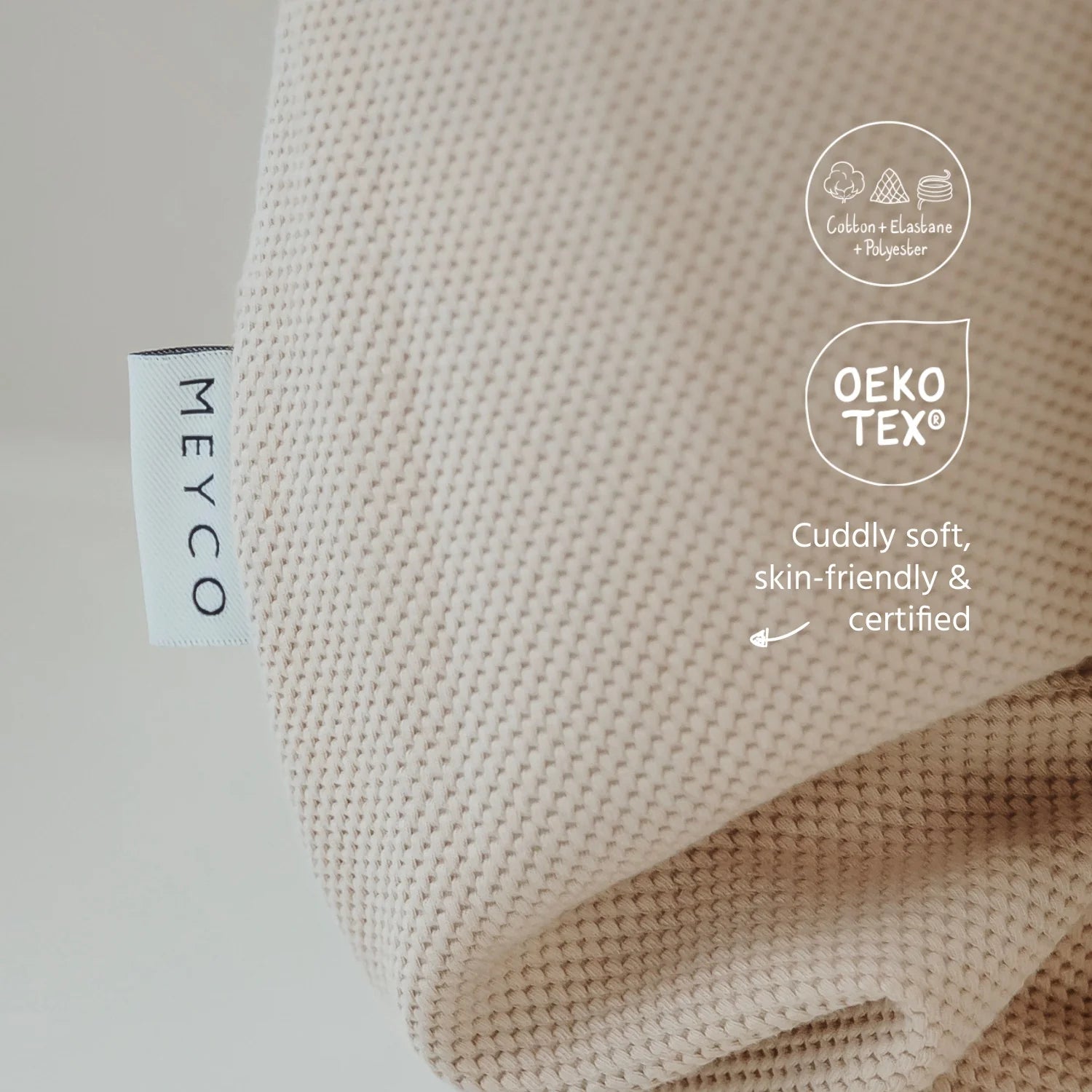 Meyco Baby Classic Ongevoerde Slaapzak Jumper | Studio Collectie