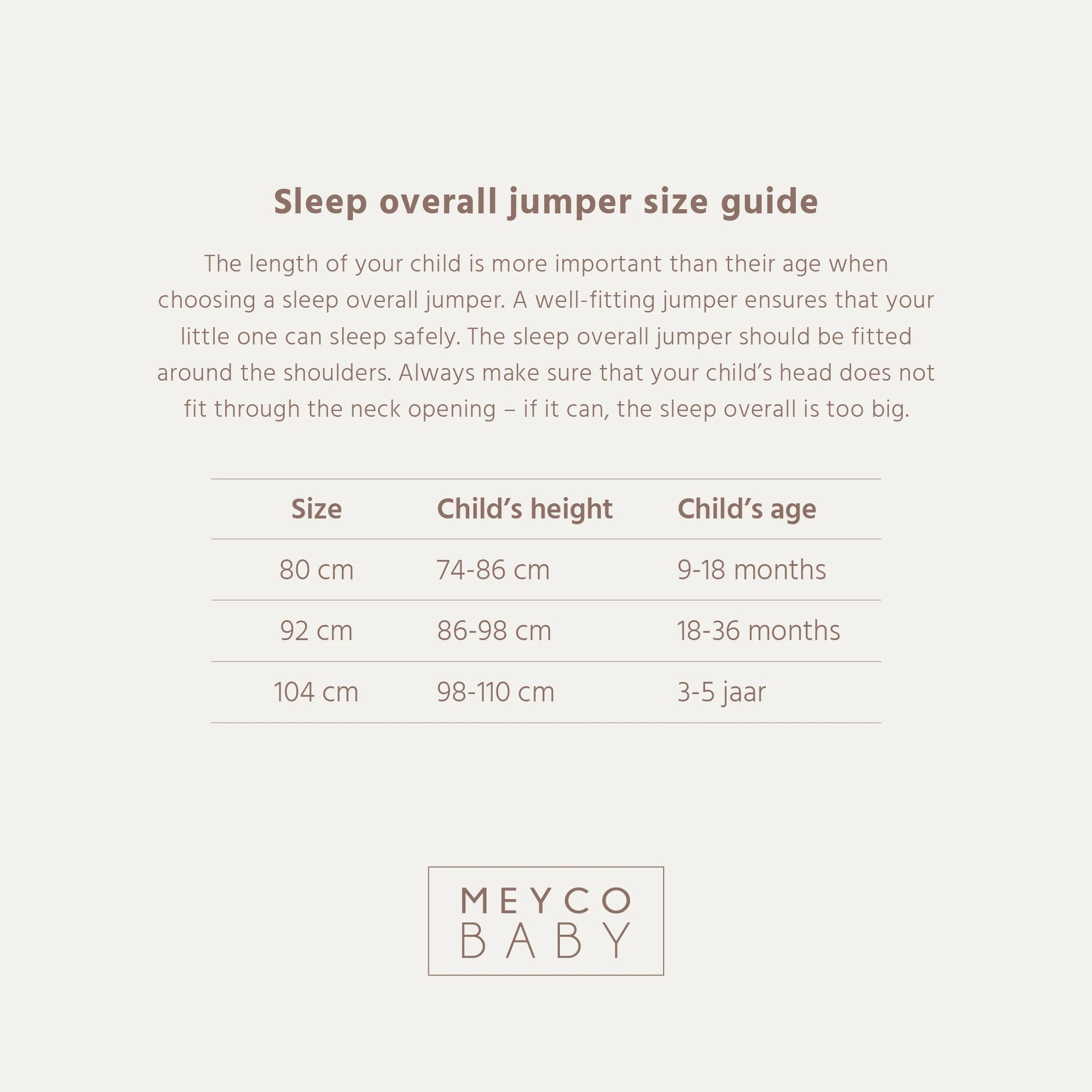 Meyco Baby Classic Ongevoerde Slaapzak Jumper | Studio Collectie