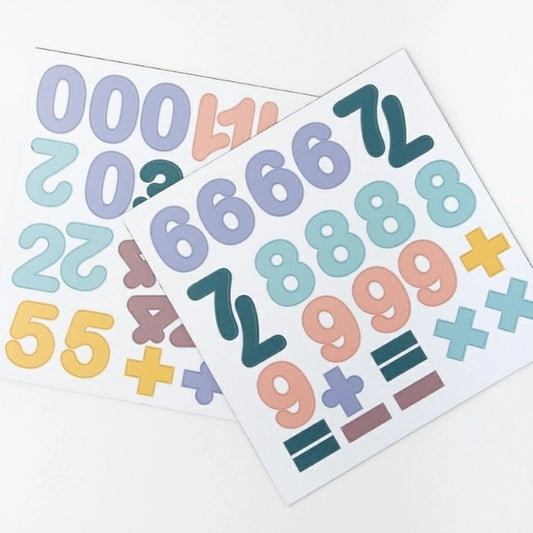 Ferflex | Magneten cijfers pastel mix (100st)