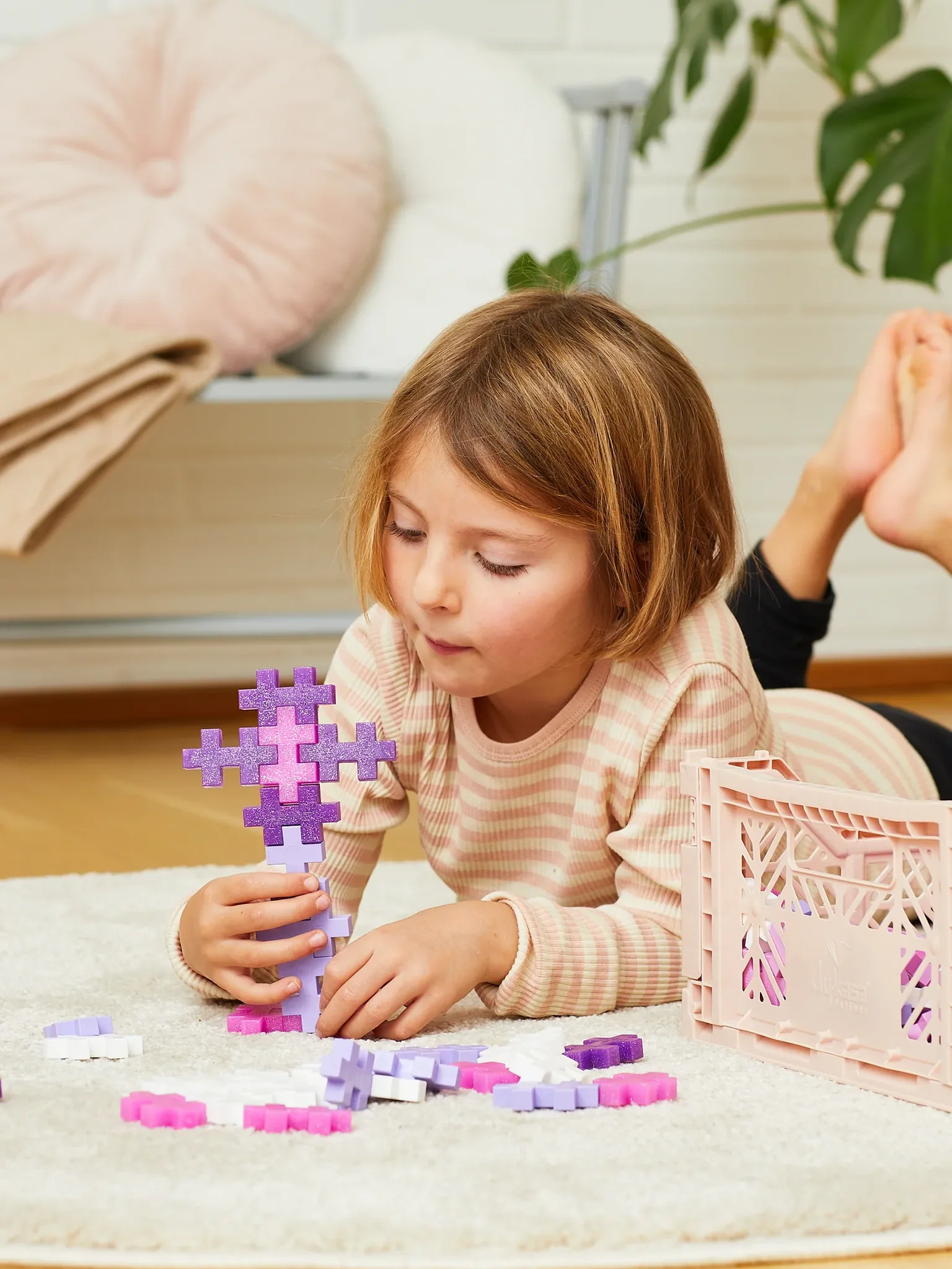 Plus-Plus | Tube Glitter BIG | 15 stuks
