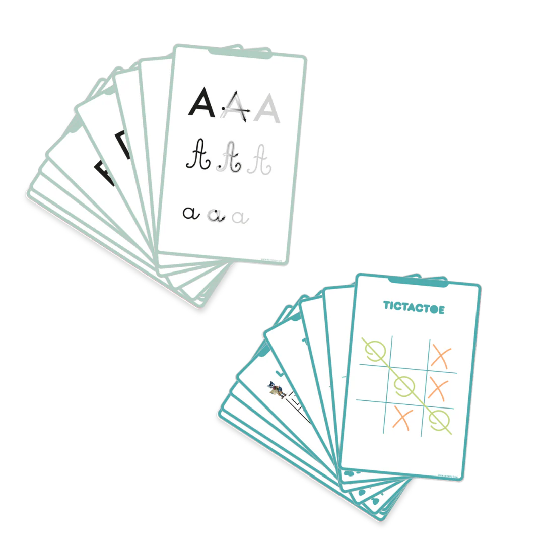 Refill KIDYDRAW-MINI | Extra kaarten met het thema “Spelletjes en onderwijs”
