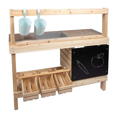 Modderkeuken en kruidenierswinkel | Buiten- en bewegingsspeelgoed | Hout