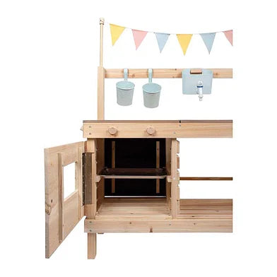 Modderkeuken en kruidenierswinkel | Buiten- en bewegingsspeelgoed | Hout