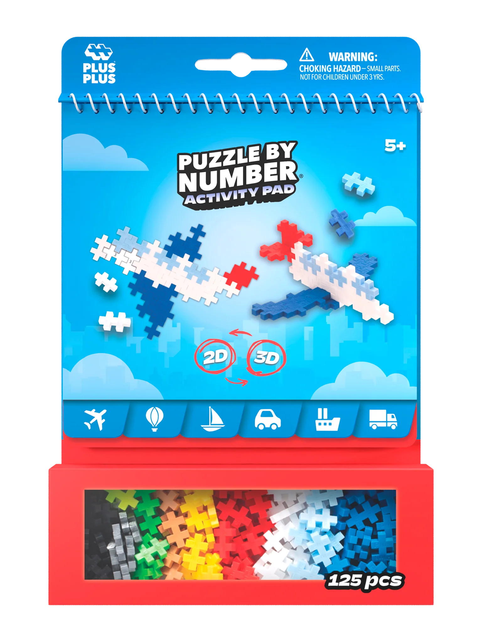 Plus-Plus | Activity Pad | Transport