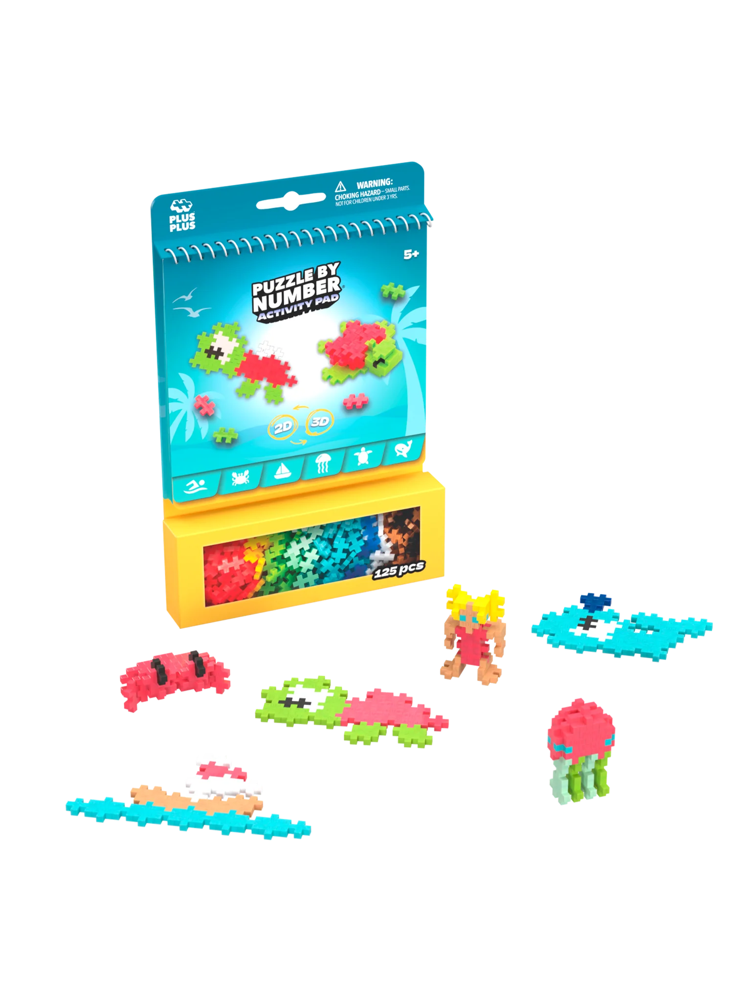 Plus-Plus | Activity Pad | Oceaan