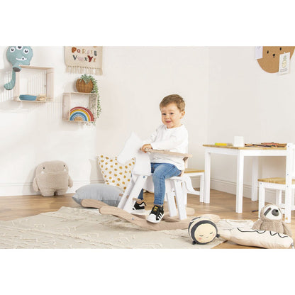 Houten Hobbelpaard | Beukenhout & Veiligheidsring vanaf 9 maanden | Pinolino