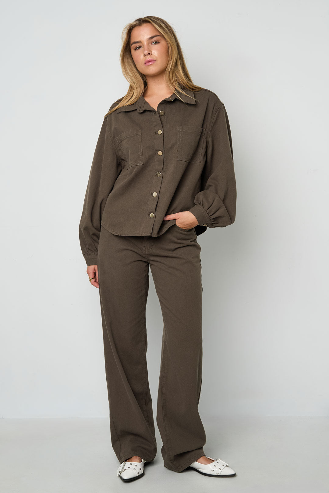 de cowgirl & dol op luipaardprint jeans