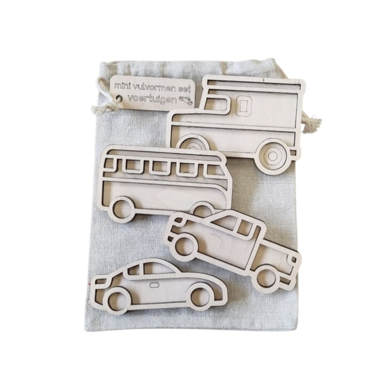 KIDDI | Vulvorm / Speeltray | Voertuigen