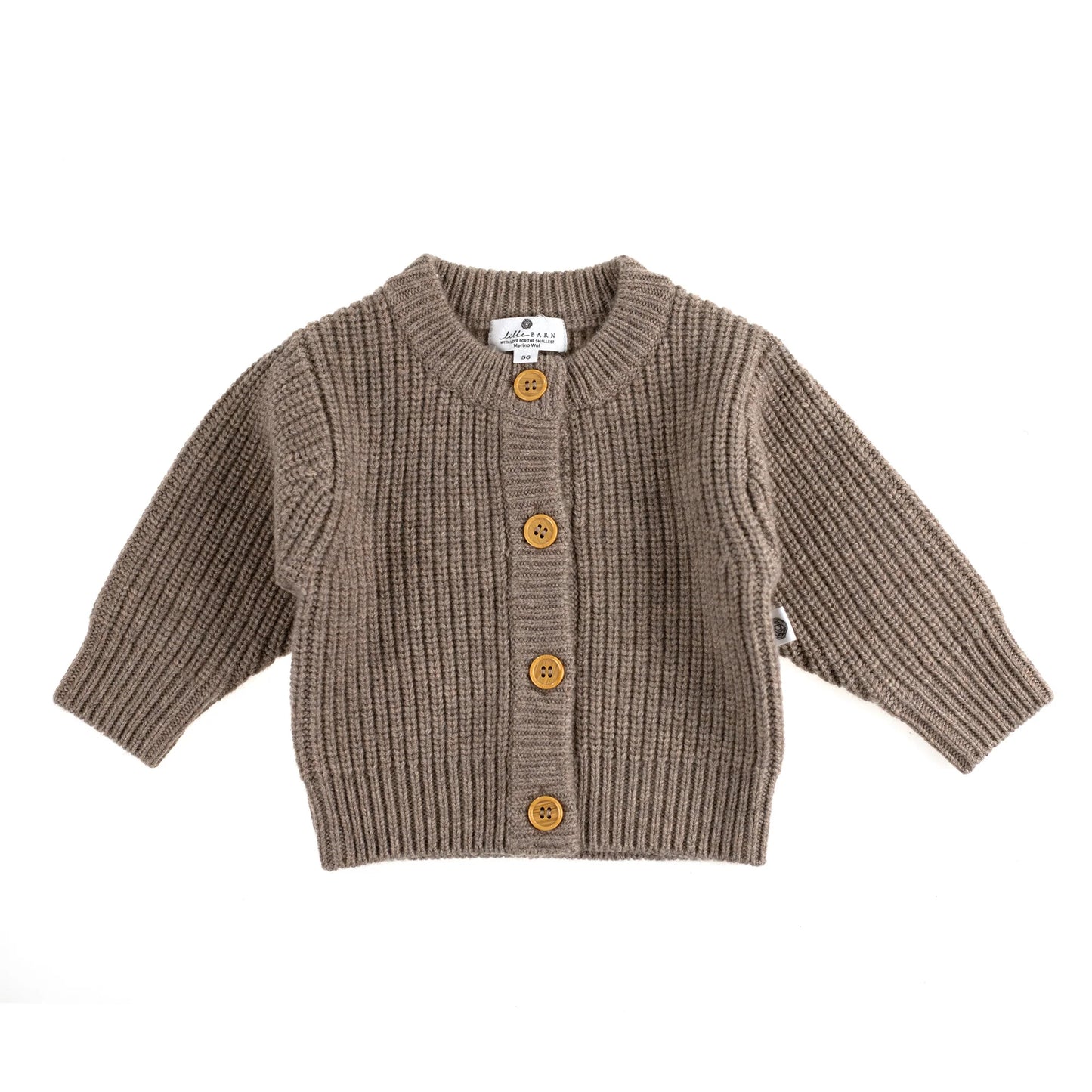 Gebreid Wollen Baby Vestje | 100% Merinowol | Cobble