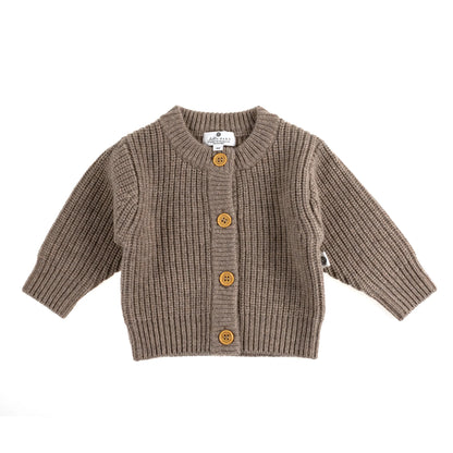 Gebreid Wollen Baby Vestje | 100% Merinowol | Cobble