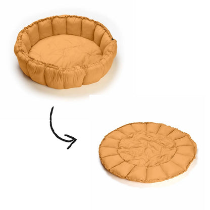 Play& Go | Bloom Mustard Organic Cotton Babymat