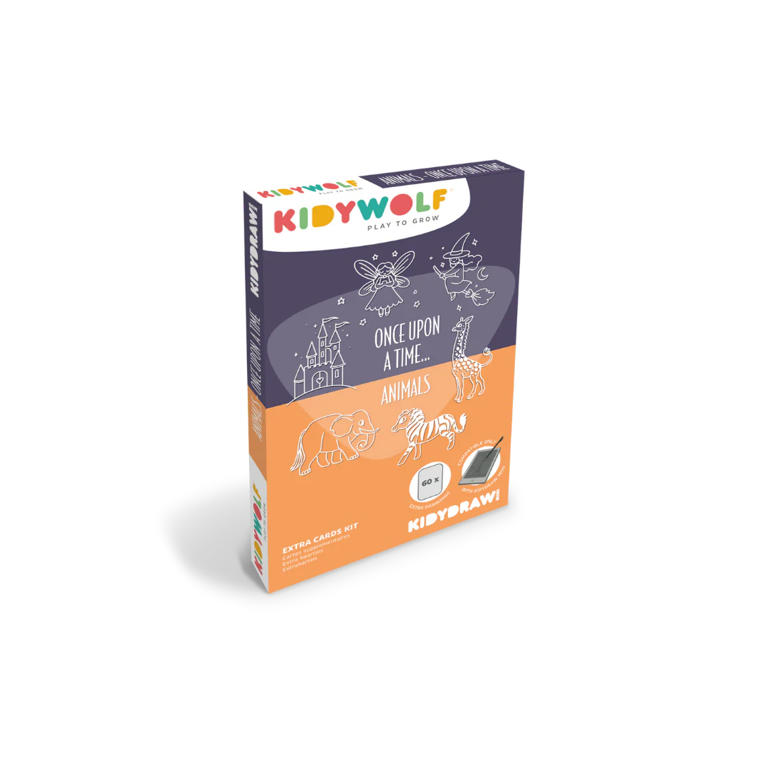 Refill KIDYDRAW-MINI | Extra kaarten met het thema “Once upon a time and Animals