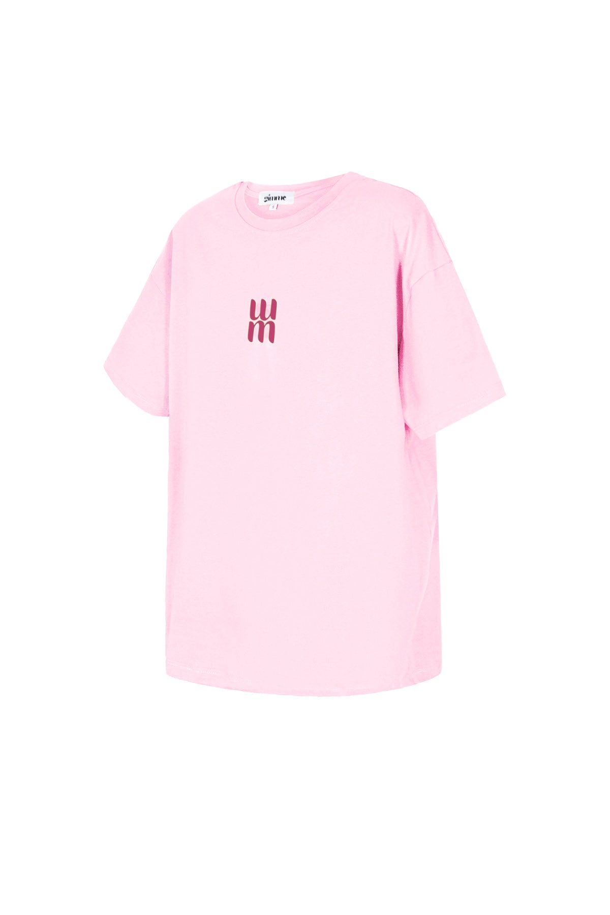 Cotton Vrouwen T-shirt Oversized Minimalistisch Logo